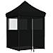 Tenda Party Nero 200 x 200 x 306 cm Tessuto Oxford - Foto miniatura 1