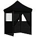 Tenda Party Nero 200 x 200 x 306 cm Tessuto Oxford - Foto miniatura 3