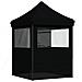 Tenda Party Nero 200 x 200 x 306 cm Tessuto Oxford - Foto miniatura 7