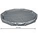 Copertura per piscina 1 Ø3,05 m Rotondo Poliestere Grigio for - Foto miniatura 6