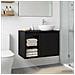 Armadio Bagno In-between Rovere Nero 30 x 44,5 x 50 cm - Foto miniatura 3