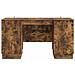 Scrivania Rovere Fumo 142,5 x 50 x 75 cm Legno ingegnerizzato - Foto miniatura 4