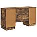 Scrivania Rovere Fumo 142,5 x 50 x 75 cm Legno ingegnerizzato - Foto miniatura 6