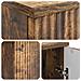 Scrivania Rovere Fumo 142,5 x 50 x 75 cm Legno ingegnerizzato - Foto miniatura 7