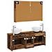 Set di mobili per il bagno 4 pcs Legno antico - Foto miniatura 8