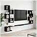 Mensola per TV da muro Rovere Nero 180 x 15 x 94 cm - Foto miniatura 2