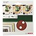 5 Fogli Rotolorbitale D125 Fori Velcro G120 - Foto miniatura 1