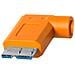 USB-C a 3.0 Micro- B Right Angle 4,60m orange - Foto miniatura 4