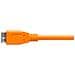 USB-C a 3.0 Micro- B Right Angle 4,60m orange - Foto miniatura 5