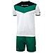 Kit Campo Mc Nero / verde Corsa Sport Uomo Staff Running Jogging Allenamento Relax Calcio Calcetto Torneo Scuola Sport - Taglia 3xs - Foto miniatura 1