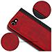 Custodia Iphone 7 E 8 Portacarte Funzione Supporto Rosso - Foto miniatura 4