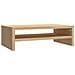 Supporto Monitor Rovere Sonoma 42x24x13 cm in Legno Multistrato - Foto miniatura 1