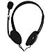 Cuffie Con Microfono Jack 3.5mm Cavo 1.8 Mt Nero - Foto miniatura 2
