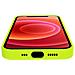 Cromo Custodia Morbida In Gomma Per Iphone 13 Giallo Fluo - Foto miniatura 5
