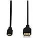0.75m, USB2.0-A / USB2.0 Micro-B 0.75m USB A Micro-USB B Nero cavo USB - Foto miniatura 2