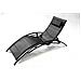 Set Di 2 Sdraio Regolabili E Impilabil Nero Limea - Foto miniatura 2