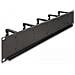 DeLOCK Pannello di gestione dei cavi da 19? con 10 ganci di plastica 2U nero, Pannello di gestione del cavo, Nero, Metallo, Plastica, 2U, Cina, 48,3 cm (19") - Foto miniatura 2