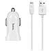 Caricabatterie Z2a Auto Originale 8 Pin - Dual Usb White Per Iphone X Xs Xr 11 12 13 14 - Foto miniatura 2