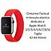 Cinturino Xl 788 Originale Braided String Per Apple Watch 1-2-3-4-5-6-7-se 42 44 45mm Red - Foto miniatura 2