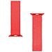 Cinturino Xl 788 Originale Braided String Per Apple Watch 1-2-3-4-5-6-7-se 42 44 45mm Red - Foto miniatura 3