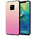 Custodia Compatibile Con Huawei Mate 20 Pro In Giallo - Rosa - Coperchio Protettivo Bicolore In Vetro Temperato E Silicone Tpu - Foto miniatura 1