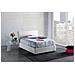 Letto Matrimoniale Azue, Letto Contenitore Con Rivestimento In Tessuto, 100% Made In Italy, Apertura Frontale, Adatto Per Materasso Cm 140x190, Bianco - Foto miniatura 1