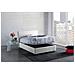 Letto Matrimoniale Azue, Letto Contenitore Con Rivestimento In Tessuto, 100% Made In Italy, Apertura Frontale, Adatto Per Materasso Cm 140x190, Bianco - Foto miniatura 3