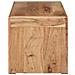 Mobile Porta Tv 110x33x33 Cm In Legno Massello Di Acacia - Foto miniatura 3