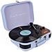 Giradischi Vintage VC600 Riproduttore e Convertitore di Vinili Tramite Bluetooth e Usb Radio FM 2 Altoparlanti Integrati Colore Lilla - Foto miniatura 2