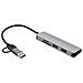 469630 replicatore di porte e docking station per laptop Cablato USB 3.2 Gen 1 (3.1 Gen 1) Type-A + Type-C Grigio - Foto miniatura 2