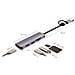 469630 replicatore di porte e docking station per laptop Cablato USB 3.2 Gen 1 (3.1 Gen 1) Type-A + Type-C Grigio - Foto miniatura 4