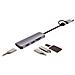 469630 replicatore di porte e docking station per laptop Cablato USB 3.2 Gen 1 (3.1 Gen 1) Type-A + Type-C Grigio - Foto miniatura 5