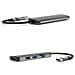 469630 replicatore di porte e docking station per laptop Cablato USB 3.2 Gen 1 (3.1 Gen 1) Type-A + Type-C Grigio - Foto miniatura 6