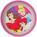 Disney Ciotola Rosa E Bianca Per Bambine In Plastica Principesse Cenerentola Ariel Belle Con Base Antiscivolo - Foto miniatura 1