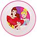 Disney Ciotola Rosa E Bianca Per Bambine In Plastica Principesse Cenerentola Ariel Belle Con Base Antiscivolo - Foto miniatura 3
