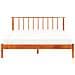 Letto Legno Di Pino Barret 160 X 200 Cm Marrone - Foto miniatura 3