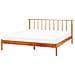 Letto Legno Di Pino Barret 160 X 200 Cm Marrone - Foto miniatura 4
