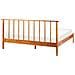 Letto Legno Di Pino Barret 160 X 200 Cm Marrone - Foto miniatura 7
