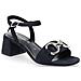 Blue Elegant Open Sandals Sandali Tessile Scarpe Donna Blu Eu 36, D1l50-14 - Foto miniatura 1