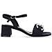 Blue Elegant Open Sandals Sandali Tessile Scarpe Donna Blu Eu 36, D1l50-14 - Foto miniatura 2