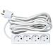 4-way Danish Power Strip 5m - With Earth, Without On/off - Switch - Warranty: 300m - Foto miniatura 1
