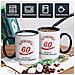 Coppia Di Tazze Ceramiche Con Scritta - Ideale Regalo Per 60 Anni! - Foto miniatura 5