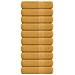 Asciugamani 10 Pz Oro 50x100 Cm 360 G/m 100% Cotone - Foto miniatura 1
