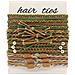 Elastici Per Capelli Intrecciati Bohemien - Confezione Da 12   Model 5 - Foto miniatura 1