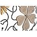 Decorazione In Metallo 3d Fiori 53 - Marrone - Metallo - 75x3,5x42 Cm - Foto miniatura 3