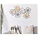 Decorazione In Metallo 3d Fiori 53 - Marrone - Metallo - 75x3,5x42 Cm - Foto miniatura 5