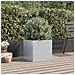 Fioriera Argento 42x40x39 Cm In Acciaio Zincato - Foto miniatura 2