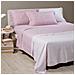 Completo Lenzuola Canada In Flanella Colore Rosa Misura Singolo - Foto miniatura 3