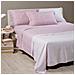 Completo Lenzuola Canada In Flanella Colore Rosa Misura Singolo - Foto miniatura 1