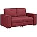 Divanetto  Rosso Vino 120 cm in Pelle Sintetica - Foto miniatura 1